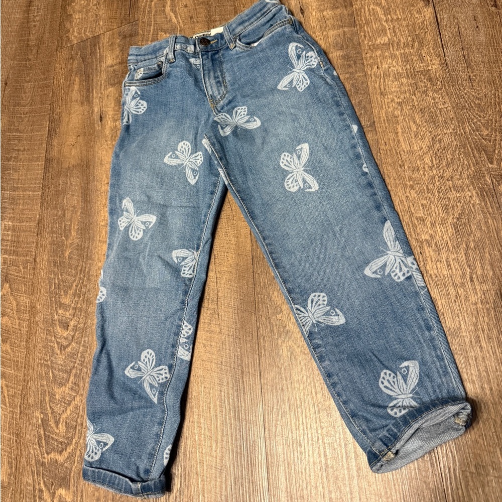 OshKosh B'gosh Blue Butterfly Boyfriend Jeans